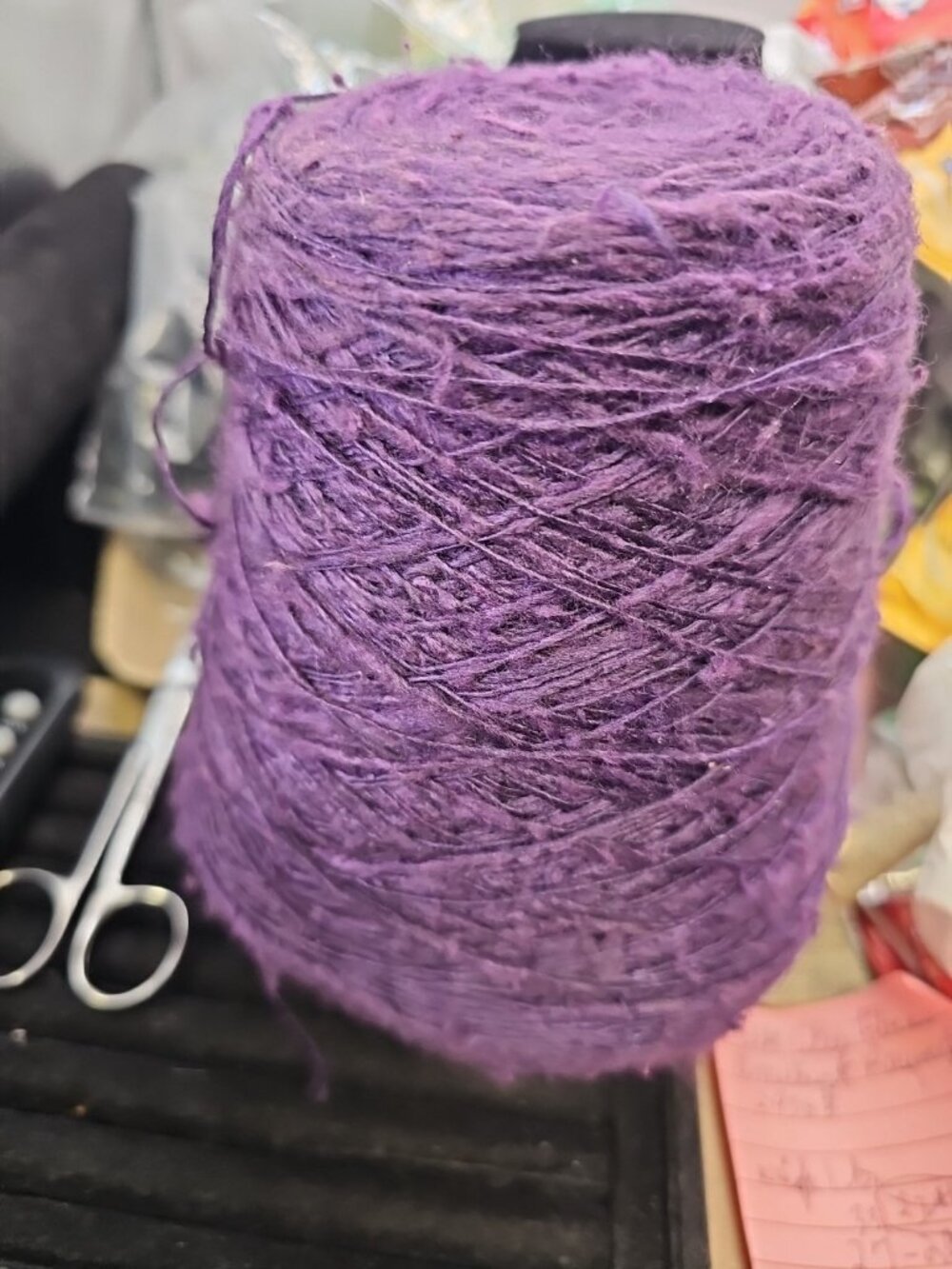 Yarn Silk City Fibers Amethyst Rayon Slub 1 Lb. Cone